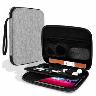 Multifunctional Double-Layer EVA Hard Case Storage Bag For 12.9 inch Tablet(Grey)