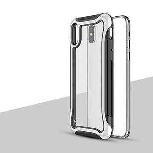 For iPhone XS / X Blade Series Transparent AcrylicProtective Case(White)
