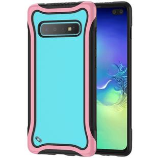 For Galaxy S10+ Blade Series Transparent AcrylicProtective Case(Pink)