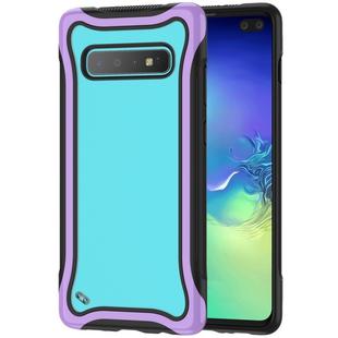For Galaxy S10+ Blade Series Transparent AcrylicProtective Case(Purple)