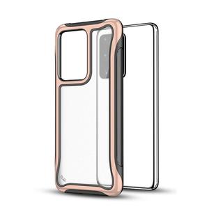 For Galaxy S20 Blade Series Transparent AcrylicProtective Case(Rose Gold)