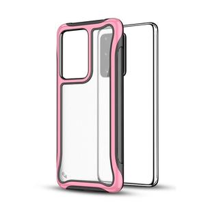 For Galaxy S20+ Blade Series Transparent AcrylicProtective Case(Pink)