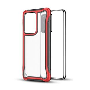 For Galaxy S20+ Blade Series Transparent AcrylicProtective Case(Red)