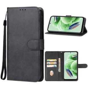 For Xiaomi Redmi Note 12 Global 5G Leather Phone Case(Black)