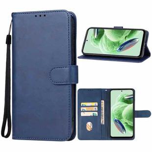 For Xiaomi Redmi Note 12 Global 5G Leather Phone Case(Blue)