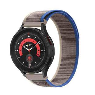 For  Garmin Venu 2 Plus / Sq 2 20mm Universal Loop Nylon Watch Band(Blue)