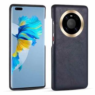 For Huawei Mate 40 Pro+ Lamb Texture Leather All-inclusive Shockproof Phone Case(Blue)