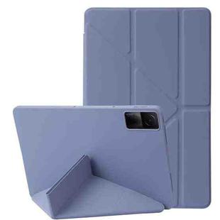 For Xiaomi Redmi Pad 10.6 Deformation Silicone Leather Tablet Case(Lavender)