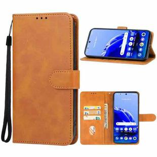 For Realme GT Neo 5 240W Leather Phone Case(Brown)