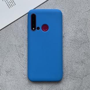 For Huawei nova 5i Shockproof Frosted TPU Protective Case(Light Blue)