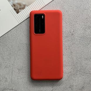 For Huawei P40 Pro Shockproof Frosted TPU Protective Case(Red)