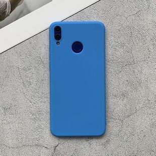 For Huawei Honor 8X Shockproof Frosted TPU Protective Case(Light Blue)