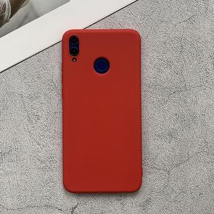 For Huawei Honor 8X Shockproof Frosted TPU Protective Case(Red)