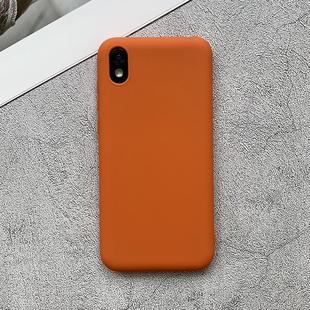 For Huawei Honor Play 3e Shockproof Frosted TPU Protective Case(Orange)