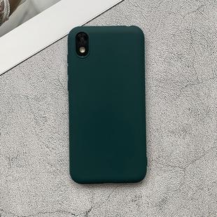 For Huawei Honor Play 3e Shockproof Frosted TPU Protective Case(Green)