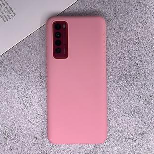 For Huawei nova 7 5G Shockproof Frosted TPU Protective Case(Pink)