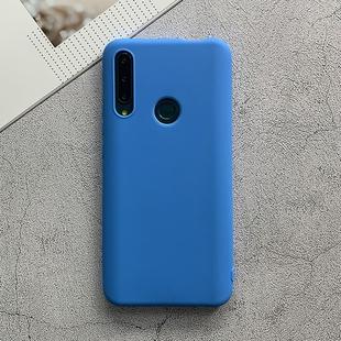 For Huawei Enjoy 10 Plus Shockproof Frosted TPU Protective Case(Light Blue)