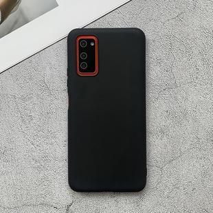 For Huawei Honor V30 Shockproof Frosted TPU Protective Case(Black)