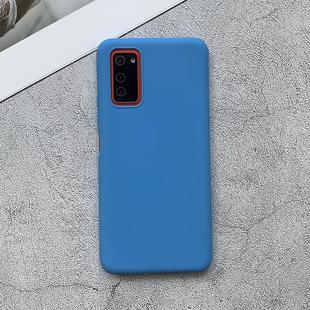 For Huawei Honor V30 Shockproof Frosted TPU Protective Case(Light Blue)