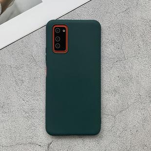 For Huawei Honor V30 Shockproof Frosted TPU Protective Case(Green)