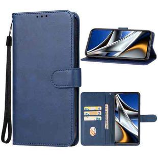 For Xiaomi Poco X5 Pro Leather Phone Case(Blue)