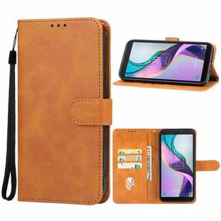 For TCL Ion X Leather Phone Case(Brown)