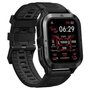 KOSPET TANK M2 1.85 inch IPS Screen Smart Watch, 5ATM & iP69K Outdoor Waterproof Support BT Calling / 70 Sports Modes(Black)