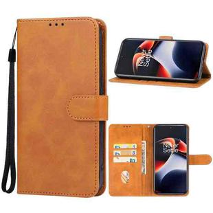 For OnePlus 11R / Ace 2 Leather Phone Case(Brown)