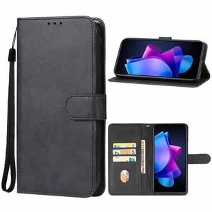 For TECNO Pop 7 Pro Leather Phone Case(Black)