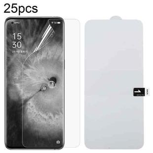 For OPPO Find X6 25pcs Full Screen Protector Explosion-proof Hydrogel Film