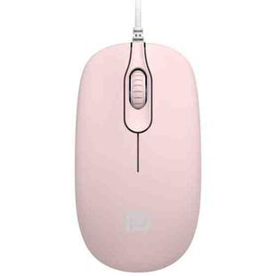 FOETOR 3800N 1200DPI Wired Mouse(Pink)