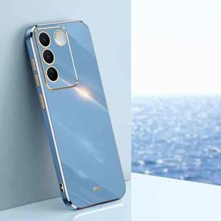 For vivo S16 Pro XINLI Straight Edge 6D Electroplate TPU Phone Case(Celestial Blue)