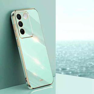 For vivo S16e XINLI Straight Edge 6D Electroplate TPU Phone Case(Mint Green)