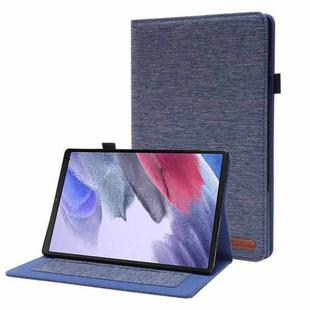 For Huawei MatePad SE Fabric Leather Tablet Case with Wake-up / Sleep Function(Blue)