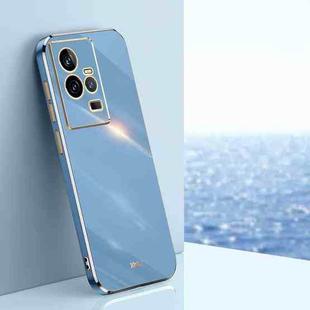 For vivo iQOO 11 5G XINLI Straight Edge 6D Electroplate TPU Phone Case(Celestial Blue)