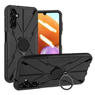 For Samsung Galaxy A14 5G Armor Bear Shockproof PC + TPU Phone Case with Ring(Black)