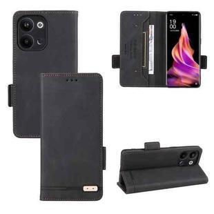 For OPPO Reno9 / Reno9 Pro 5G Magnetic Clasp Leather Phone Case(Black)