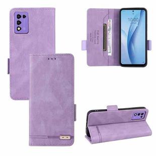For ZTE Libero 5G III Magnetic Clasp Leather Phone Case(Purple)