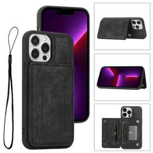 For iPhone 13 Pro Dream Magnetic Back Cover Card Wallet Phone Case(Black)