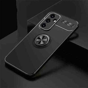 For Samsung Galaxy A54 5G Metal Ring Holder TPU Phone Case(Black)