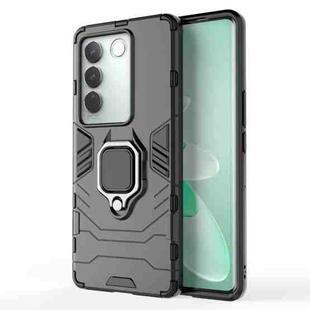 For vivo S16 Pro Magnetic Ring Holder PC + TPU Phone Case(Black)