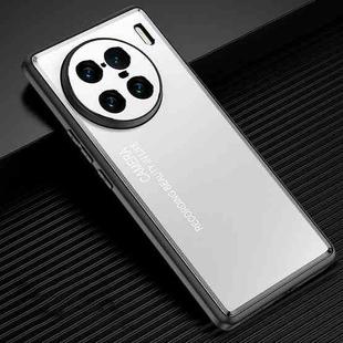 For vivo X90 Pro+ Frosted Metal Phone Case(Silver)