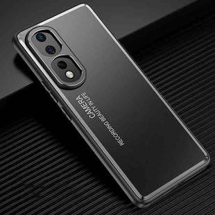 For Honor 80 Pro Frosted Metal Phone Case(Black)