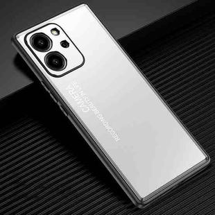 For Honor 80 SE Frosted Metal Phone Case(Silver)