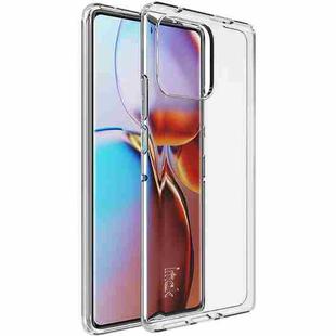 For Motorola Moto X40 5G IMAK UX-5 Series Transparent Shockproof TPU Phone Case(Transparent White)