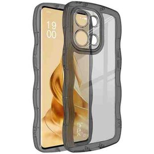 For OPPO Reno9 5G / Reno9 Pro 5G IMAK UX-8 Series Transparent Shockproof TPU Phone Case(Transparent Black)