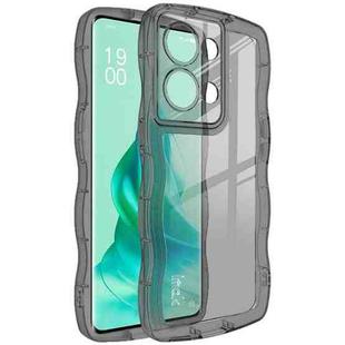 For OPPO Reno9 Pro+ 5G IMAK UX-8 Series Transparent Shockproof TPU Phone Case(Transparent Black)