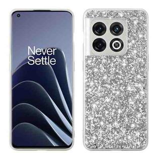 For OnePlus Ace Pro / 10T Glitter Powder Shockproof TPU Phone Case(Silver)