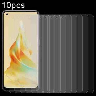 For OPPO Reno8 T 4G 10pcs 0.26mm 9H 2.5D Tempered Glass Film