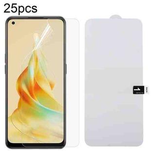 For OPPO Reno8 T 4G 25pcs Full Screen Protector Explosion-proof Hydrogel Film